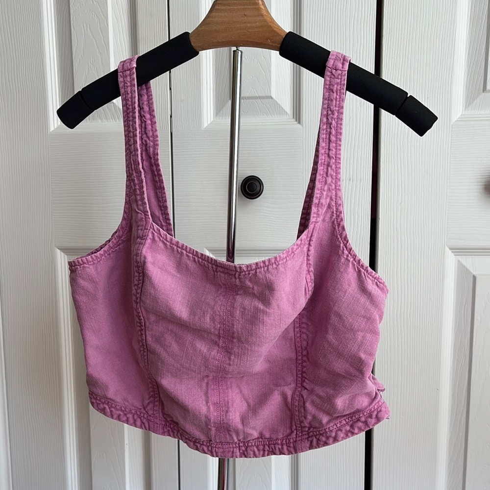 Pilcro Anthropologie Corset Top size large